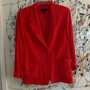 Escada Vibrant Red Women's Blazer